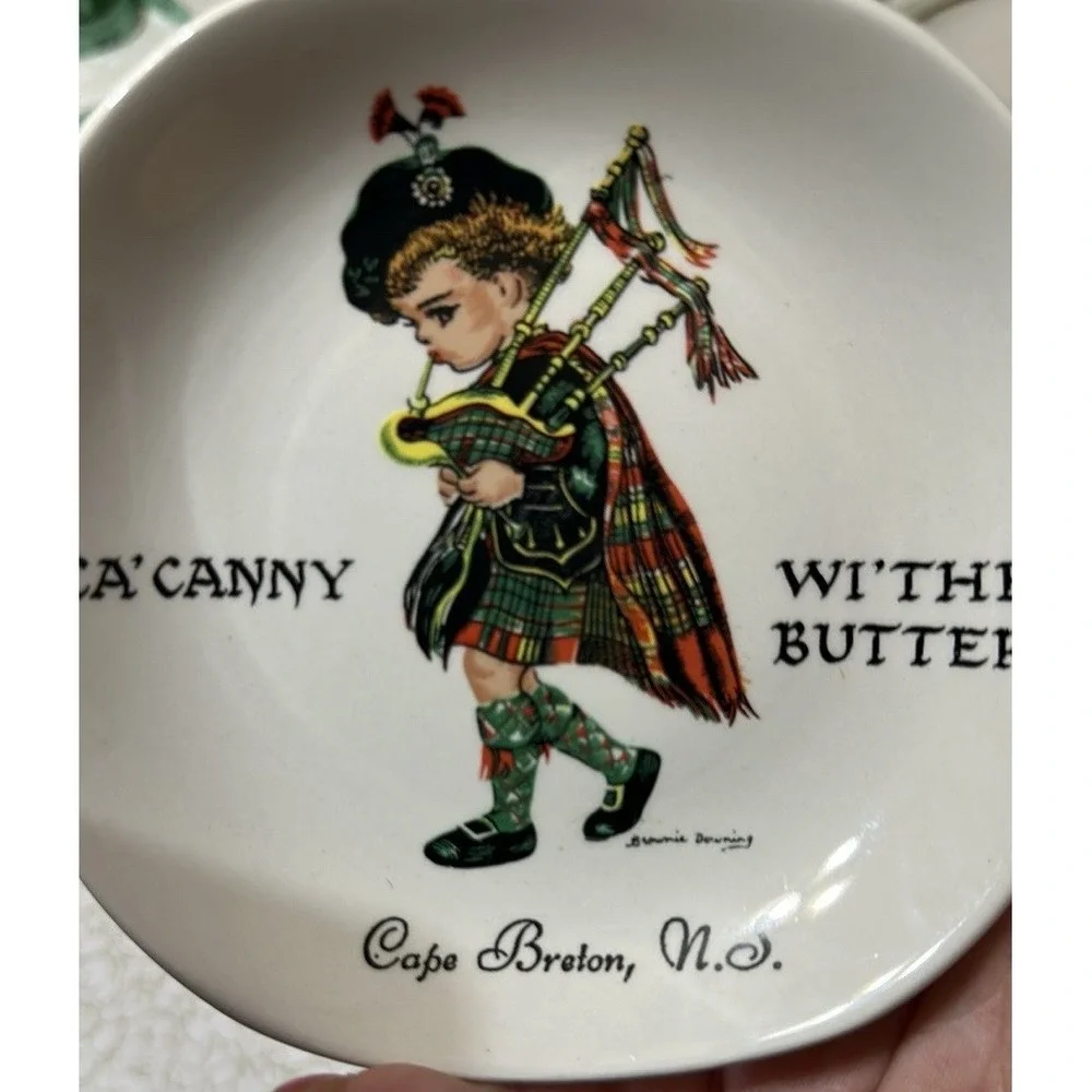 Vintage Cape Breton Decorative Butter Plate 5inch Made in UK